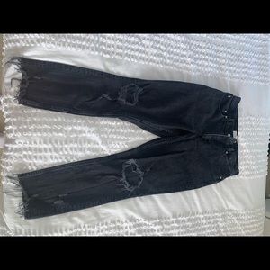 Abercrombie High Rise Mom Jean